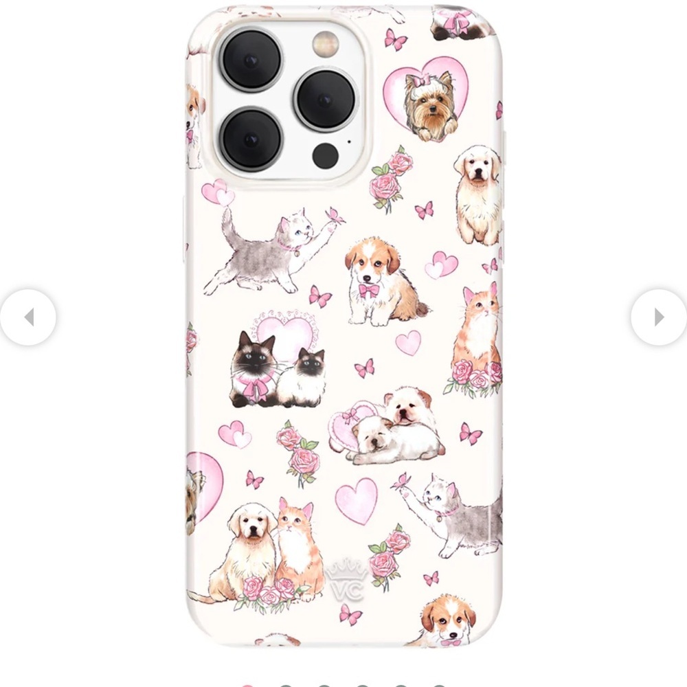 Velvet Caviar Puppies and Kittens iPhone 14 ProMax case